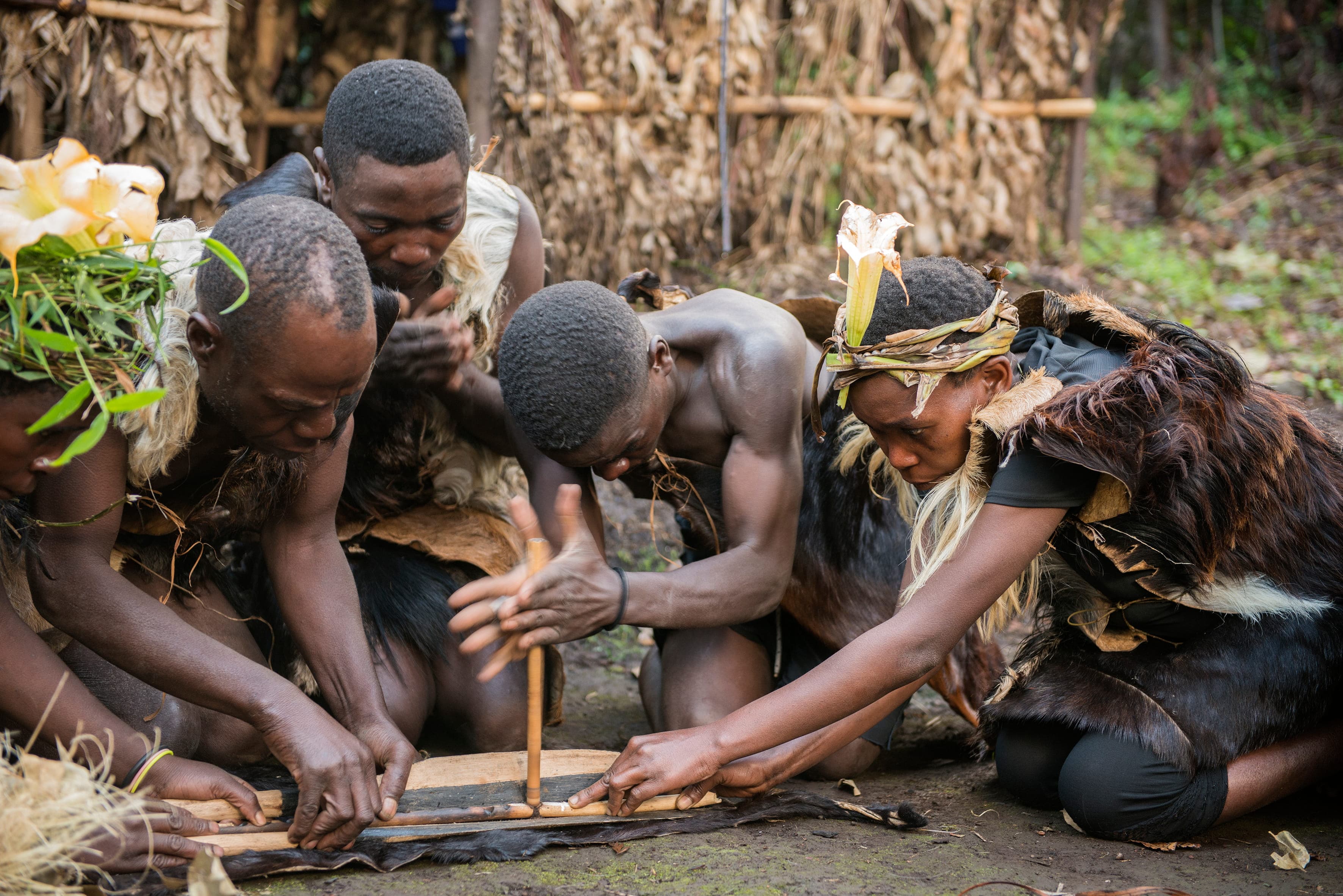 Batwa community members